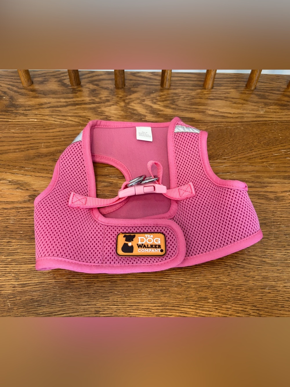 The Dog Walker Company Pink Mesh Dog Harness Size Medium NWOT